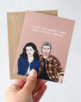 Luke Loves Lorelai Card