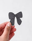 Black Coquette Bow Sticker