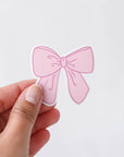 Pink Coquette Bow Sticker