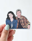 Lorelai and Luke Sticker