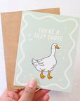 You're A Silly Goose Card