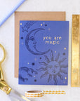 You Are Magic Sun & Moon Card