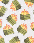 Dumpster Fire Sticker