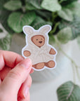 Cozy Robe Bear Jelly Sticker