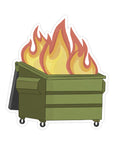 Dumpster Fire Sticker