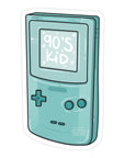 90's Kid Gameboy Sticker