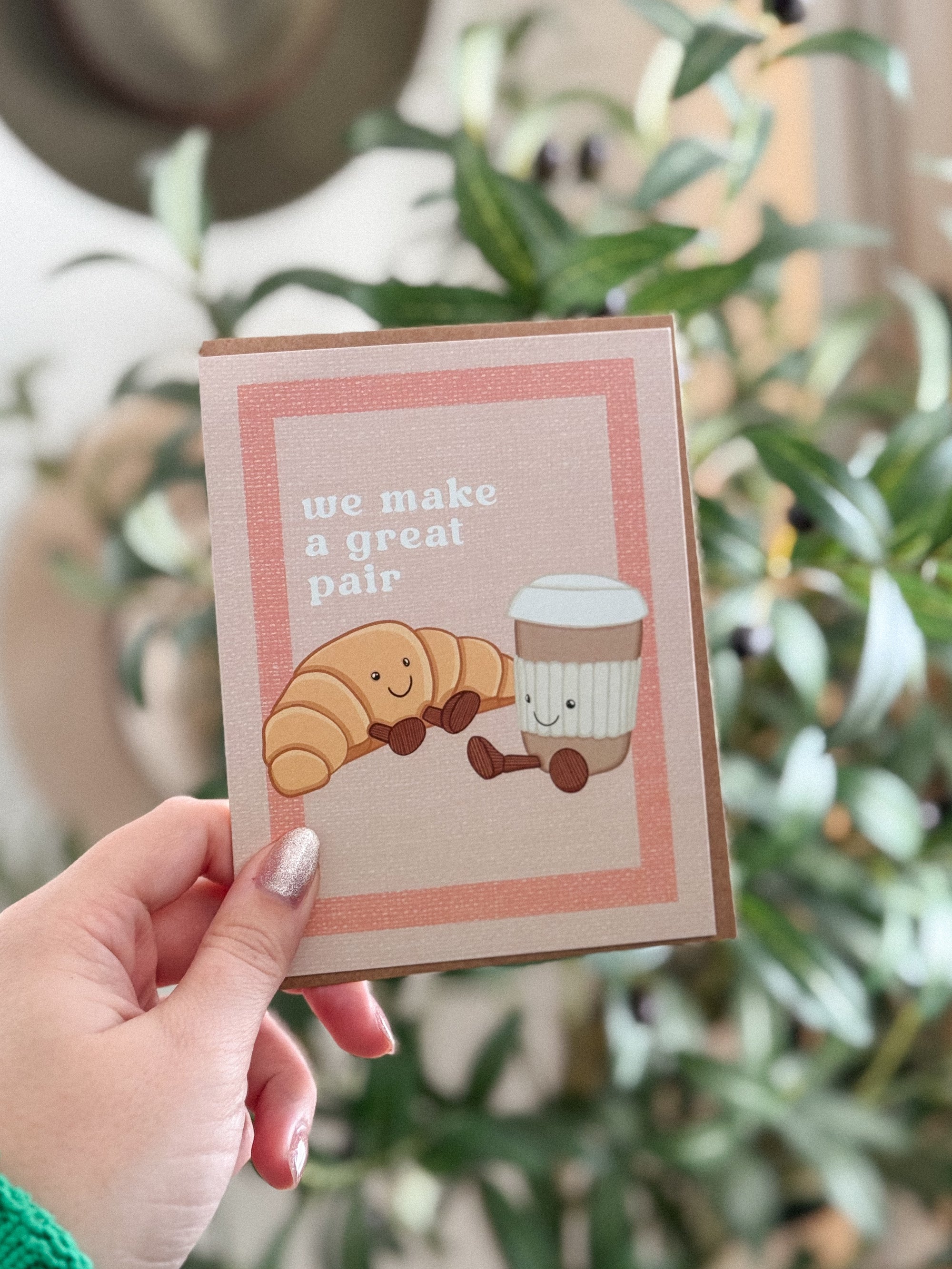 Great Pair Croissant + Latte Jelly Card