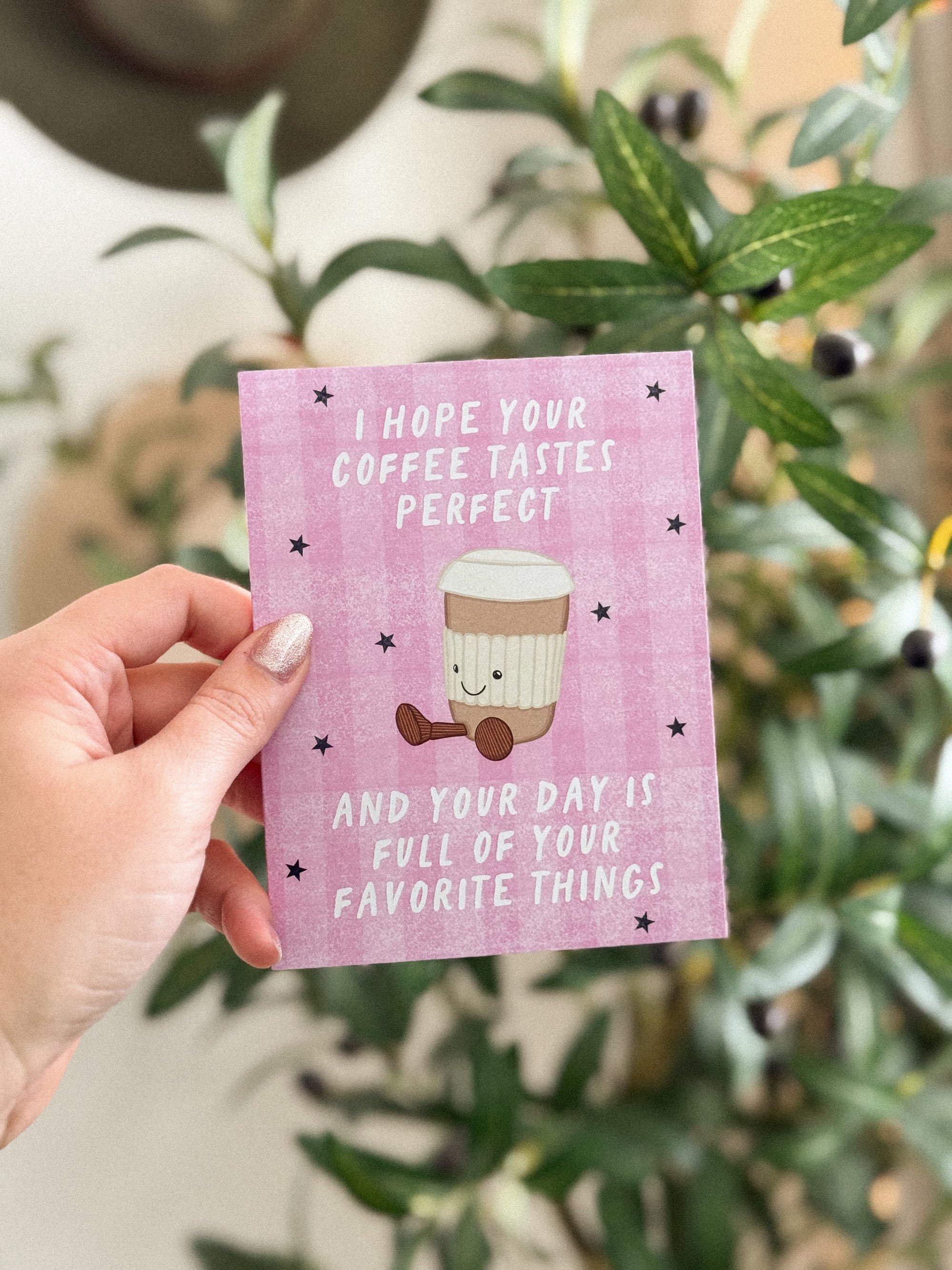 Perfect Latte Jelly Card