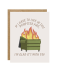 Dumpster Fire Card