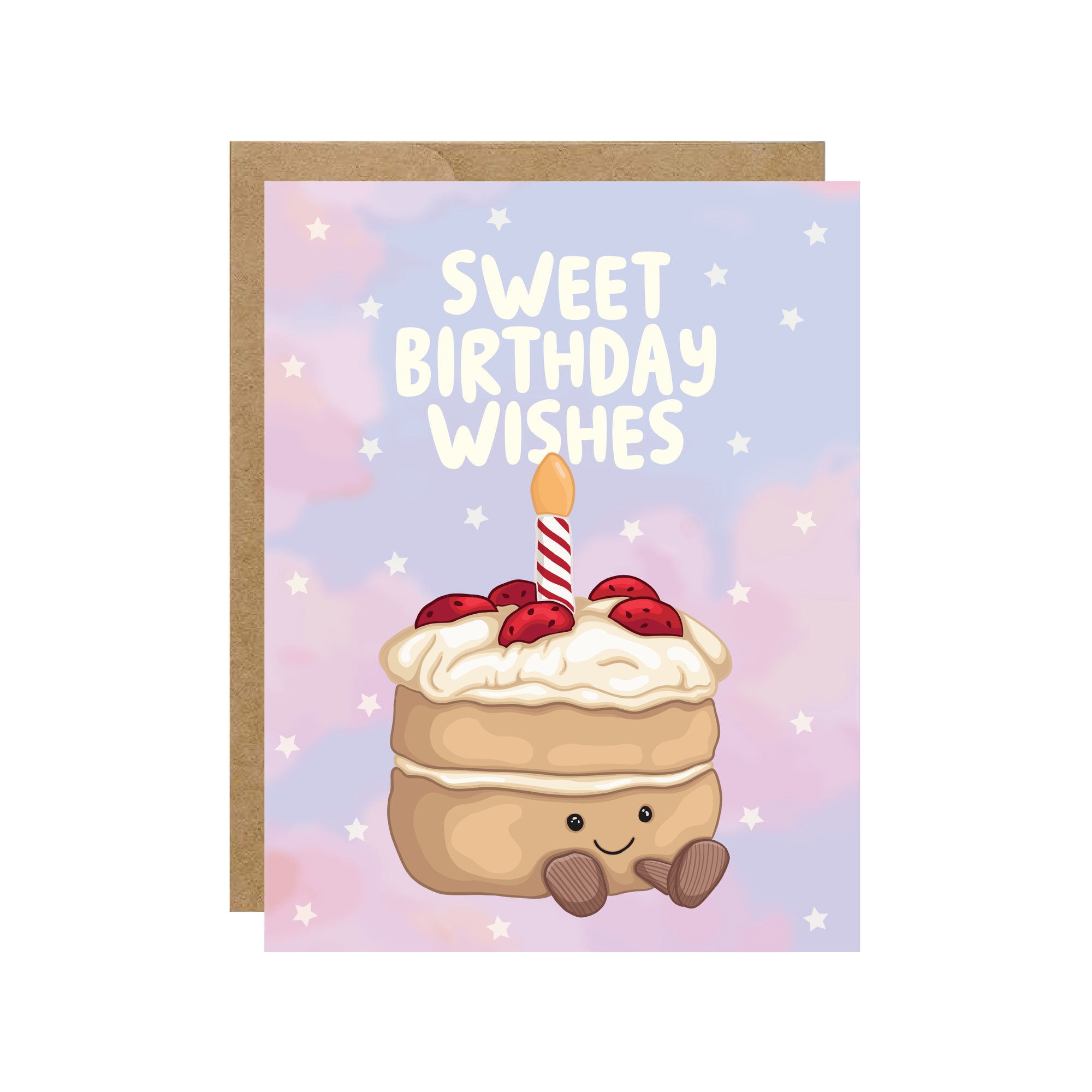 Sweet Birthday Cake Jelly Card