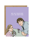 Jim & Pam Card