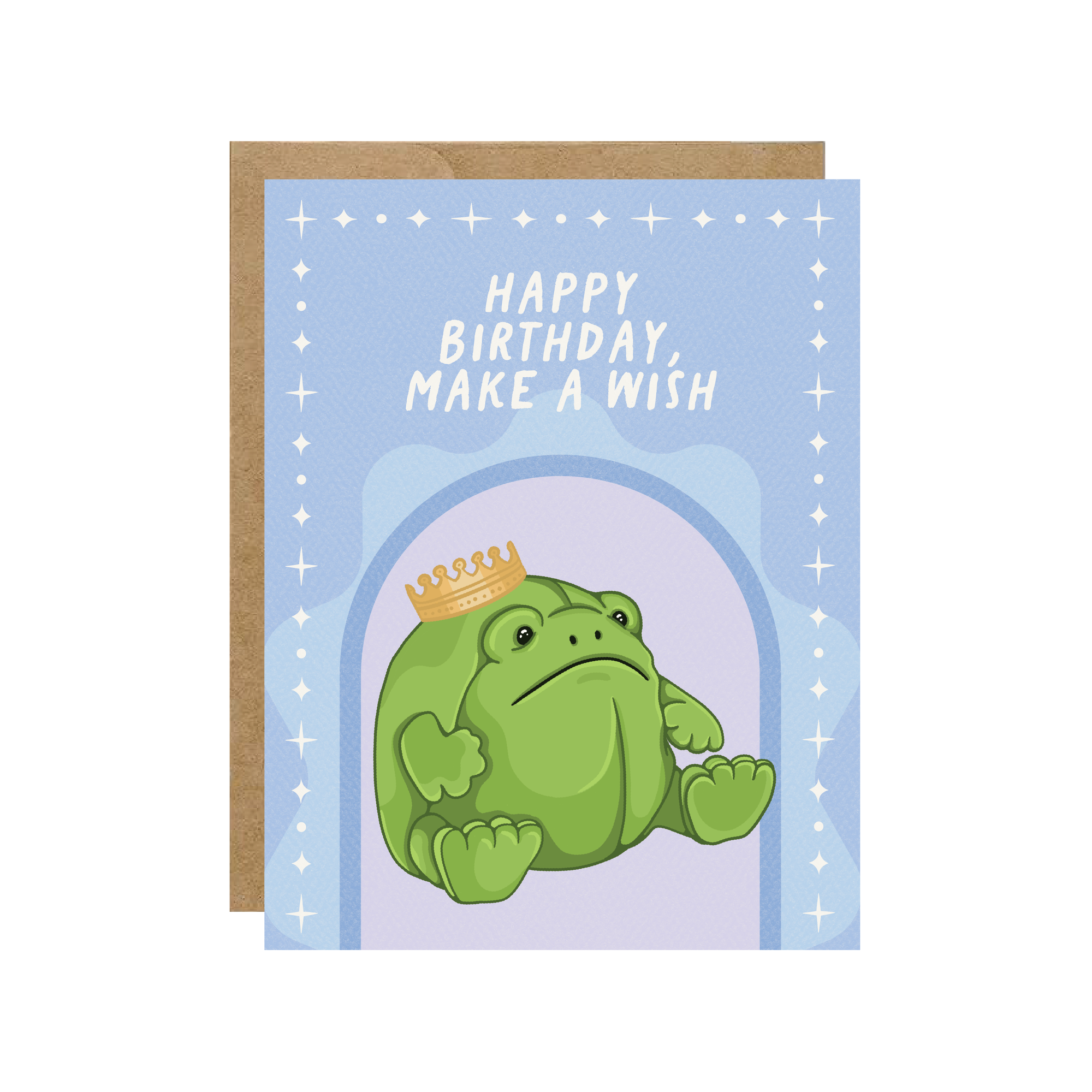 Birthday Wish Frog Jelly Card