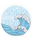 Going With The Flow Sticker