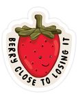 Berry Close To Losing It Jelly Sticker