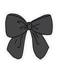 Black Coquette Bow Sticker