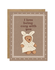 Cozy With You Bear Jelly Card