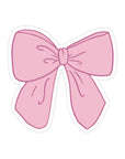 Pink Coquette Bow Sticker